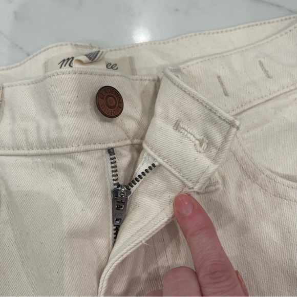Madewell off white The Perfect Vintage Jean straight leg jeans - Picture 8 of 14